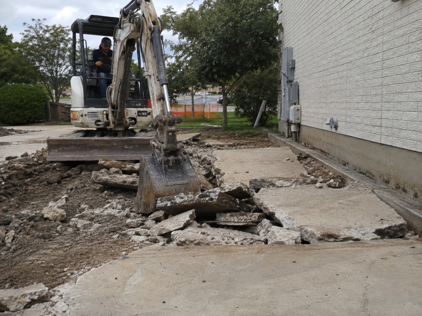 Concrete removal in Hamilton