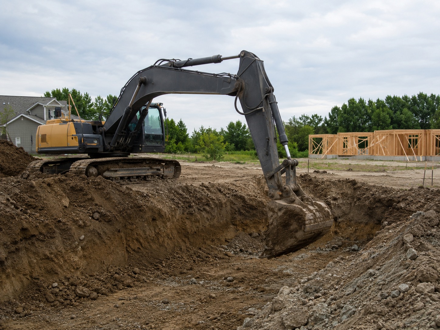 Site preparation in Hamilton